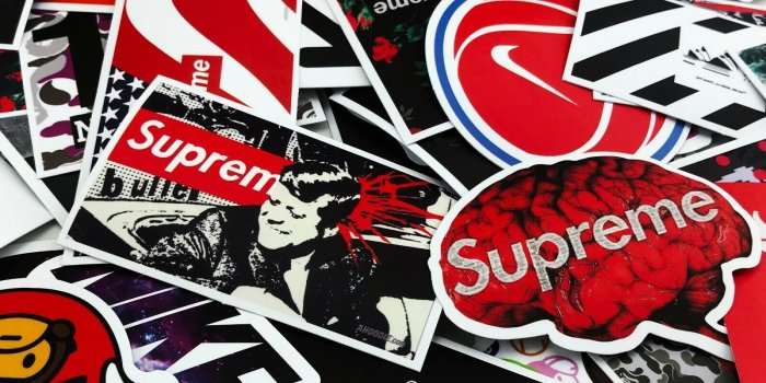 1600x1600 100 RANDOM Sticker pack Hypebeast, supreme, bape, off white, vlone