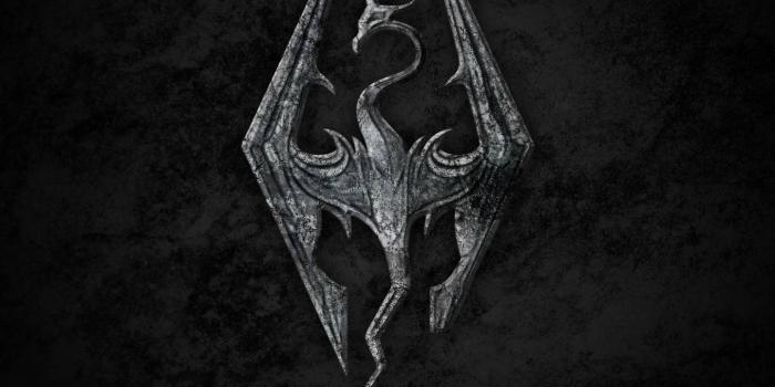 1441x1280 Skyrim Logo Wallpapers
