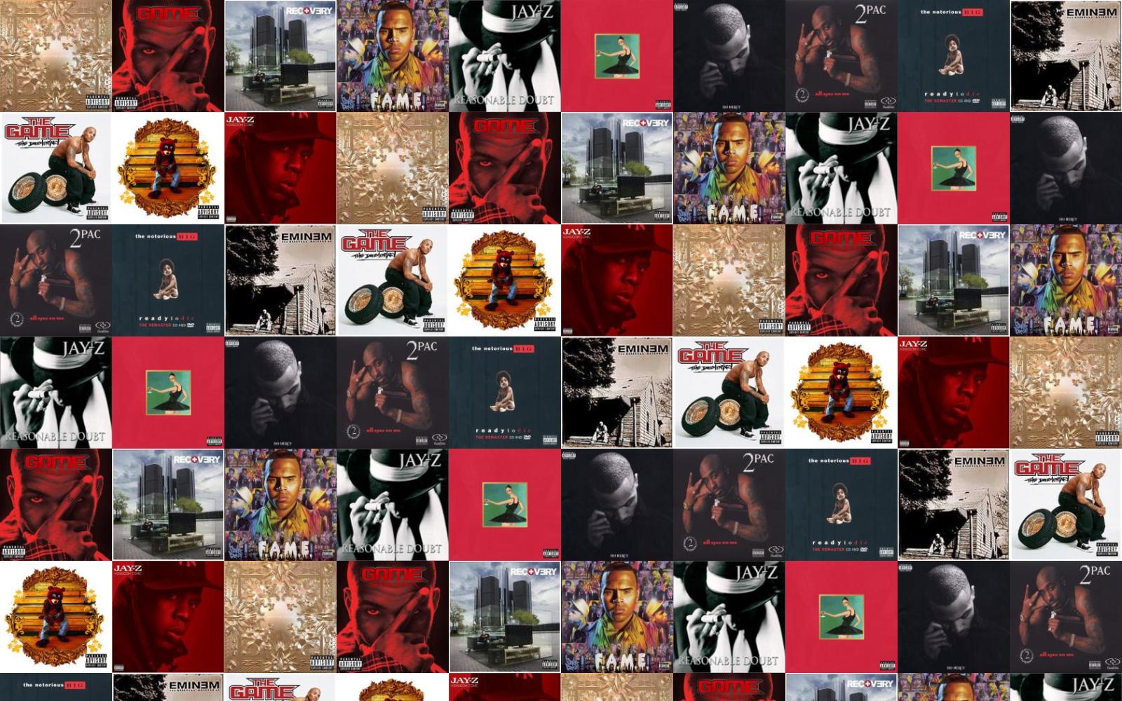 1680x1050 Kanye West Watch Throne Game R.e.d Album Eminem Wallpaper « Tiled