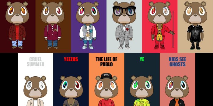 3000x2100 Degausser's Dropout Bears v2.0 - KSG added « Kanye West Forum