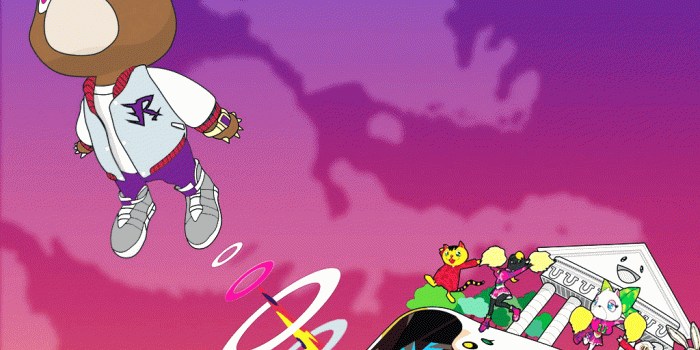 1024x768 Group of Kanye Graduation Wallpaper