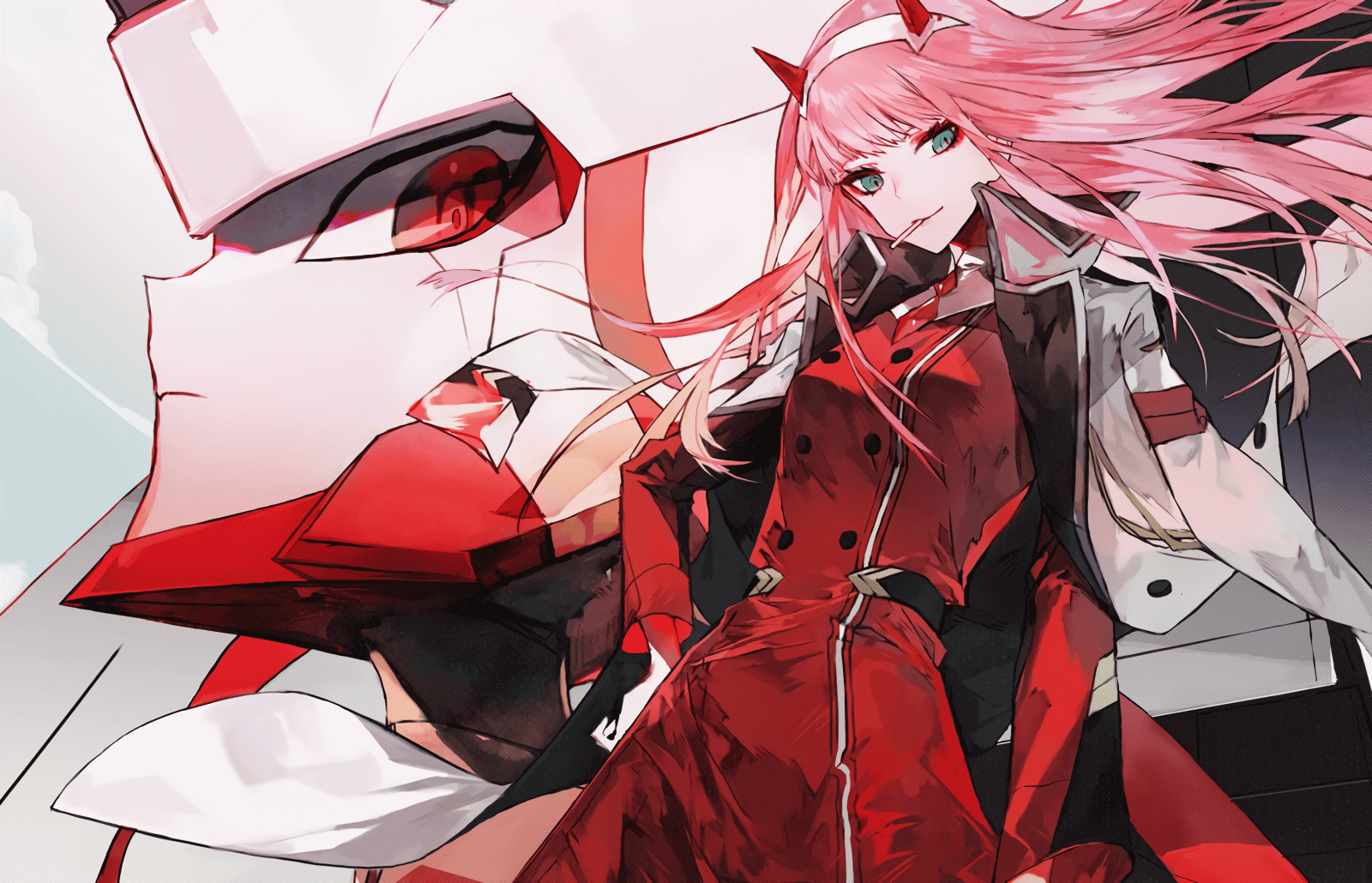 3000x1932 516 Zero Two (Darling in the FranXX) HD Wallpapers | Background