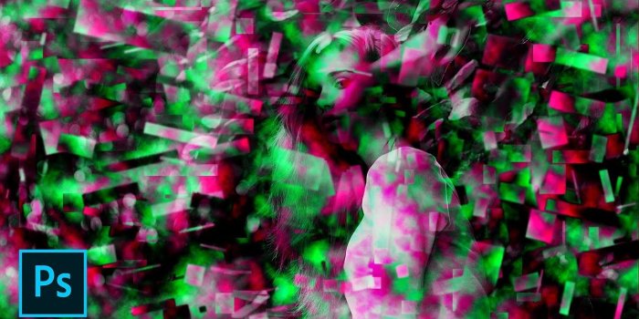 1280x720 How To Create a Trippy Glitch Photo Effect - Photoshop CC Tutorial