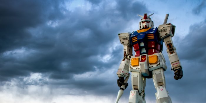 3554x1999 Gundam Odaiba ❤ 4K HD Desktop Wallpaper for 4K Ultra HD TV • Wide