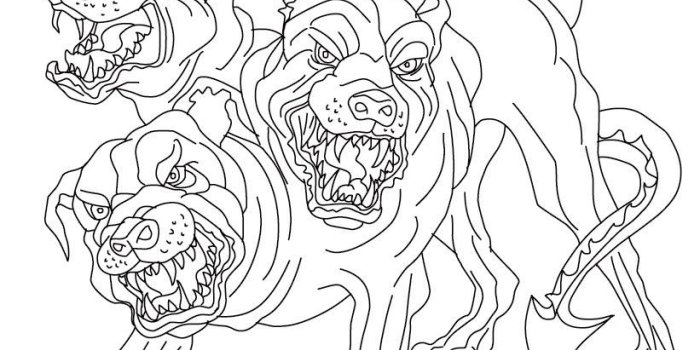 821x1061 Cerberus drawing free download on ayoqq cliparts