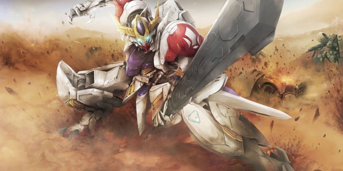 1280x720 Gundam Barbatos Lupus (Wallpaper engine)