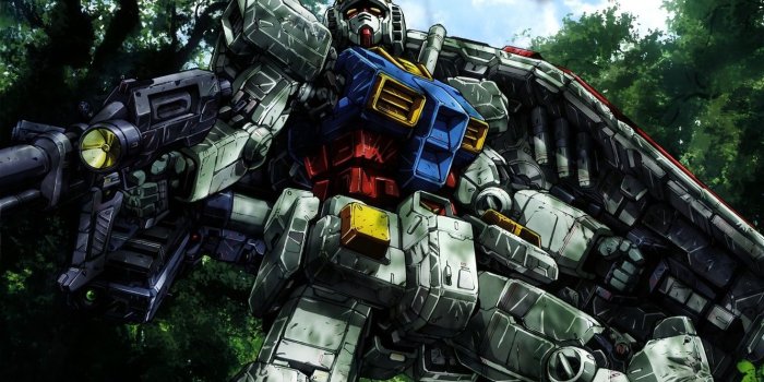 1332x850 Wallpaper robot, anime, art, mobile suit gundam images for desktop