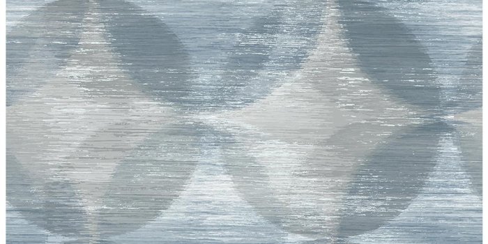 1000x1000 8 in. x 10 in. Alchemy Blue Geometric Wallpaper Sample