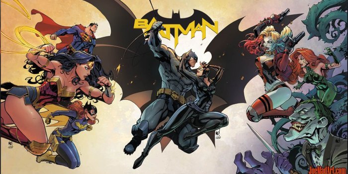 1561x800 joemadart.com: Batman #50 A-B-C connecting variants covers