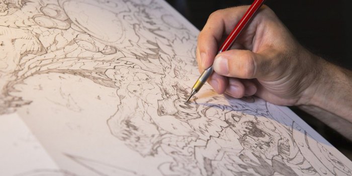 1332x850 Wallpaper art, hand, draw, Joe Madureira images for desktop, section