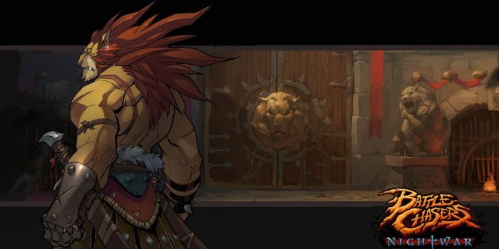 1422x800 joemadart.com: Battle Chasers NightWar wallpaper: Thunderdome arena