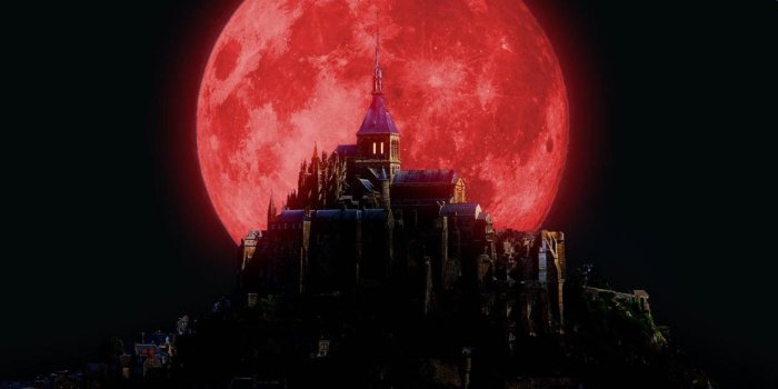 1920x1200 Red Moon Wallpaper HD - Pexels Wallpaper