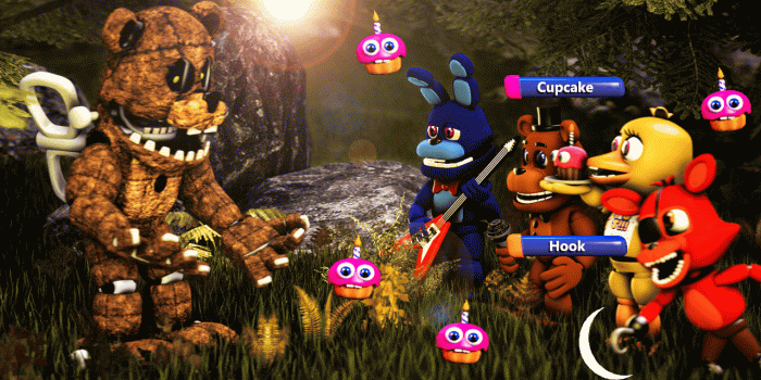 1280x720 fnaf sfm bubba battle 4k by mrdudeooo da53om1 - Five Nights at