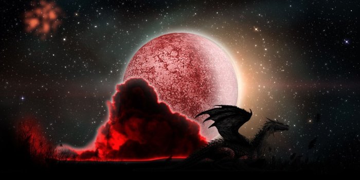 1920x1080 fantasy castle horror red moon dark hd wallpaper
