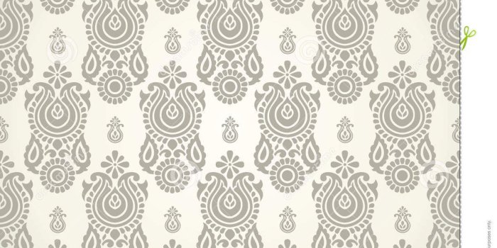 1202x1300 Vintage Wallpaper Seamless Pattern | Royalty Free Stock Images
