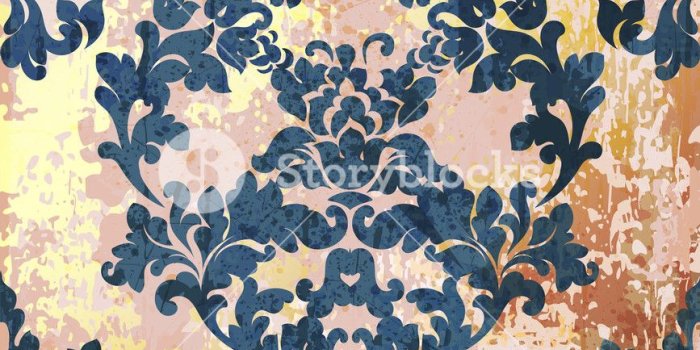 867x1000 Vintage Baroque texture pattern Vector. Luxury wallpaper ornament
