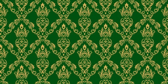 950x1015 Green Damask Wallpaper | Wallpapers Minimalist
