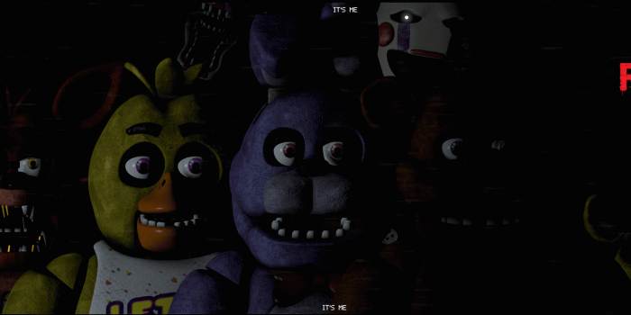3840x1066 SFM] Five Nights at Freddy's dual monitor wallpaper