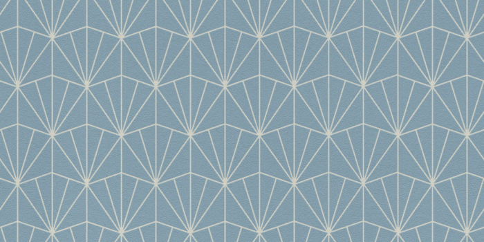 1000x1000 Midland Art Deco Blue Geometric Metallic Silver Non-Woven Wallpaper 434057
