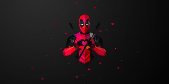 2560x1440 heart, Marvel Comics, Comics, Deadpool, Marvel Cinematic Universe