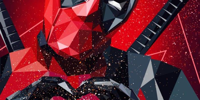 1024x1024 Download wallpaper: Deadpool digital art 1024x1024