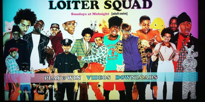 2592x1936 There's a Loiter Squad advertisement on the Xbox dashboard with