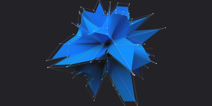 2560x1600 Blue geometric wallpaper, abstract HD wallpaper | Wallpaper Flare