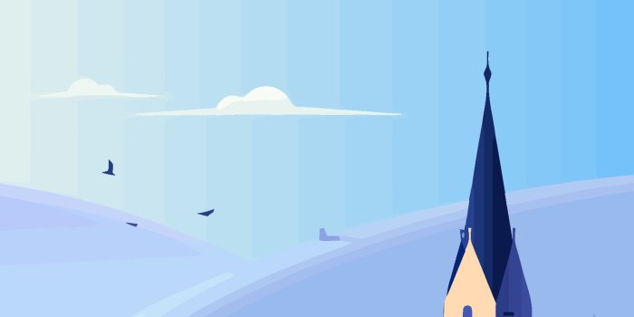 1500x3000 Snowy wallpaper illustrations for iPhone