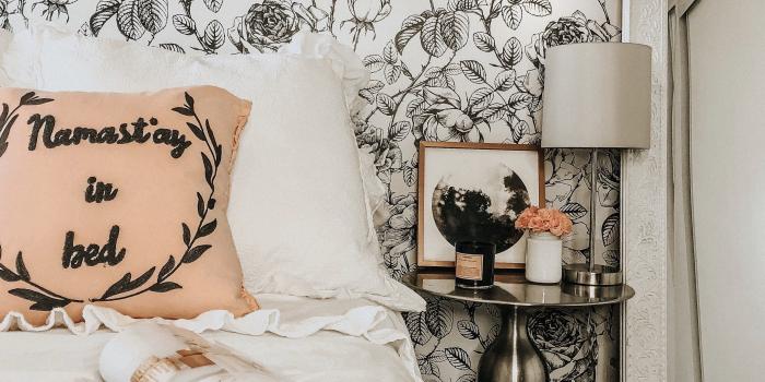 2780x3706 Black and White Floral Wallpaper, Romantic Floral Pattern Wall Mural