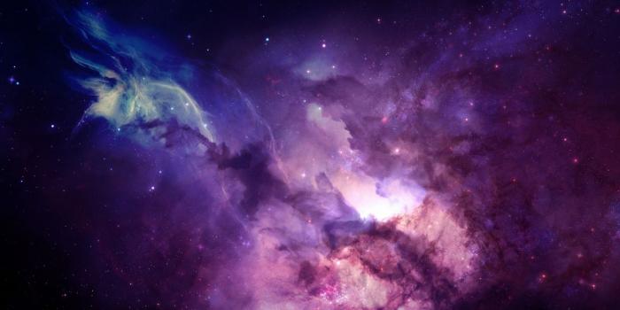 1280x1024 HD Background Purple Galaxy Space Sky Stars In Blue, Pink Color