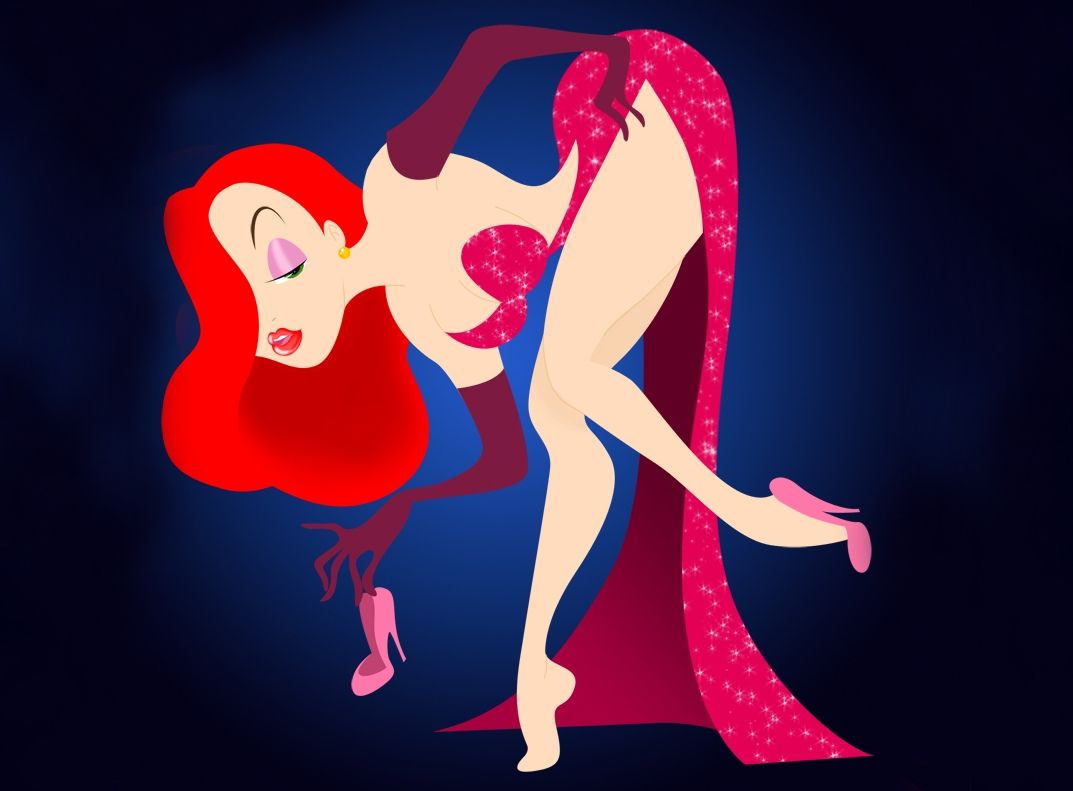 1073x791 Wallpaper Who Framed Roger Rabbit Jessica Rabbit Movies