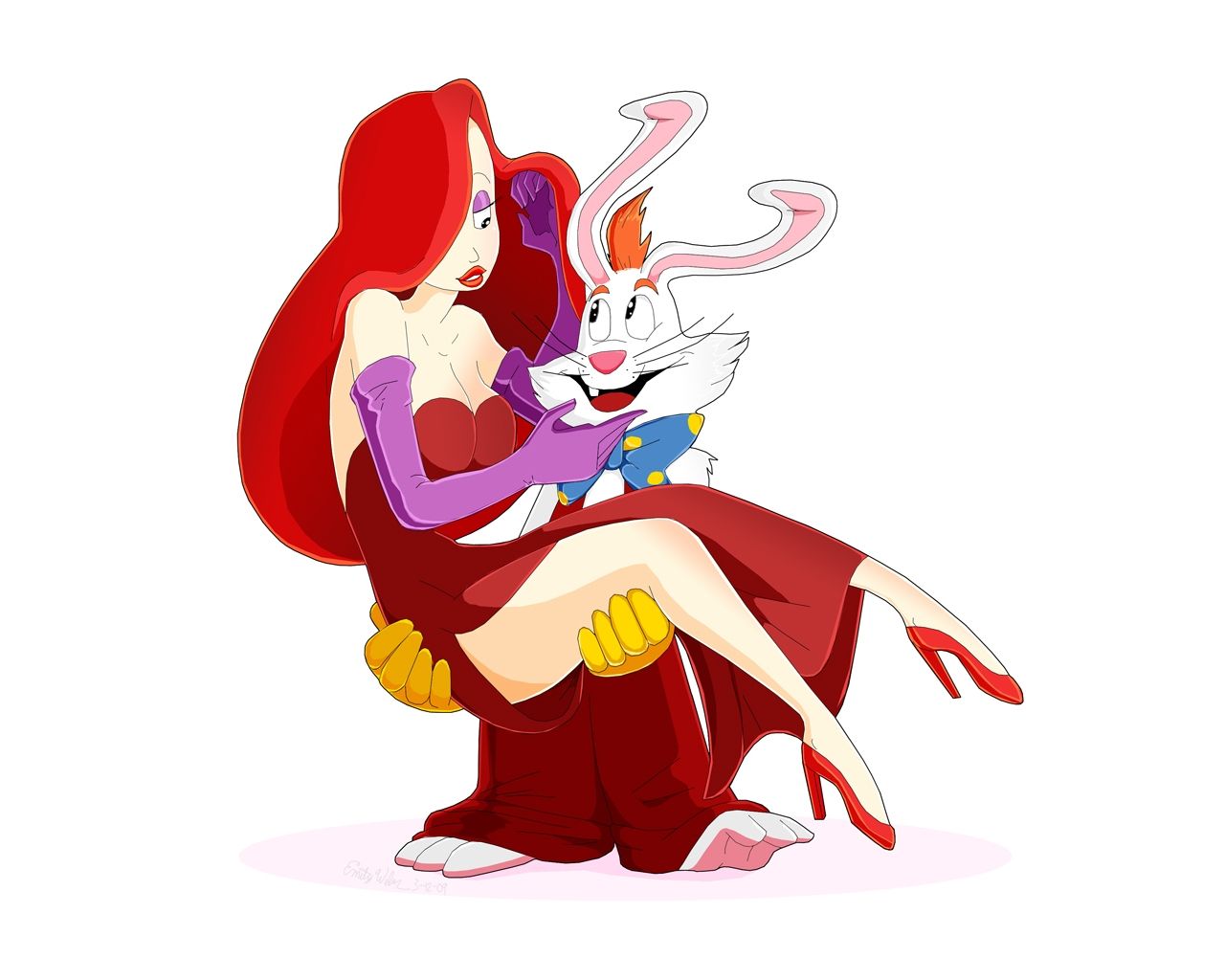 1280x1024 Photo Who Framed Roger Rabbit Jessica Rabbit Movies