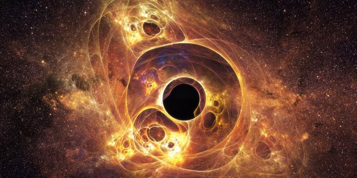 4096x2160 Black Hole Scene HD wallpaper