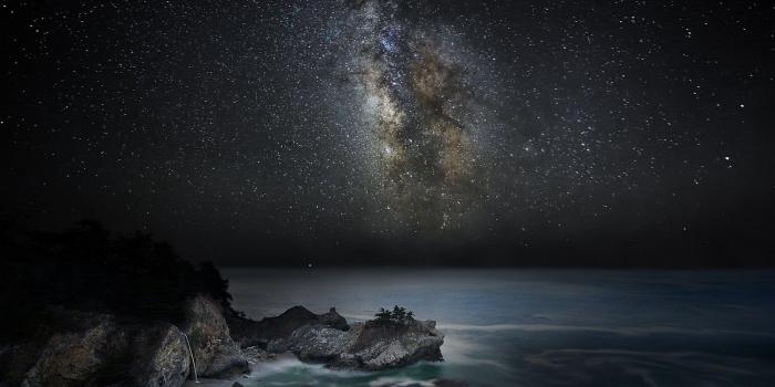 1600x1300 HD wallpaper: landscape photography of star, nature, waterfall