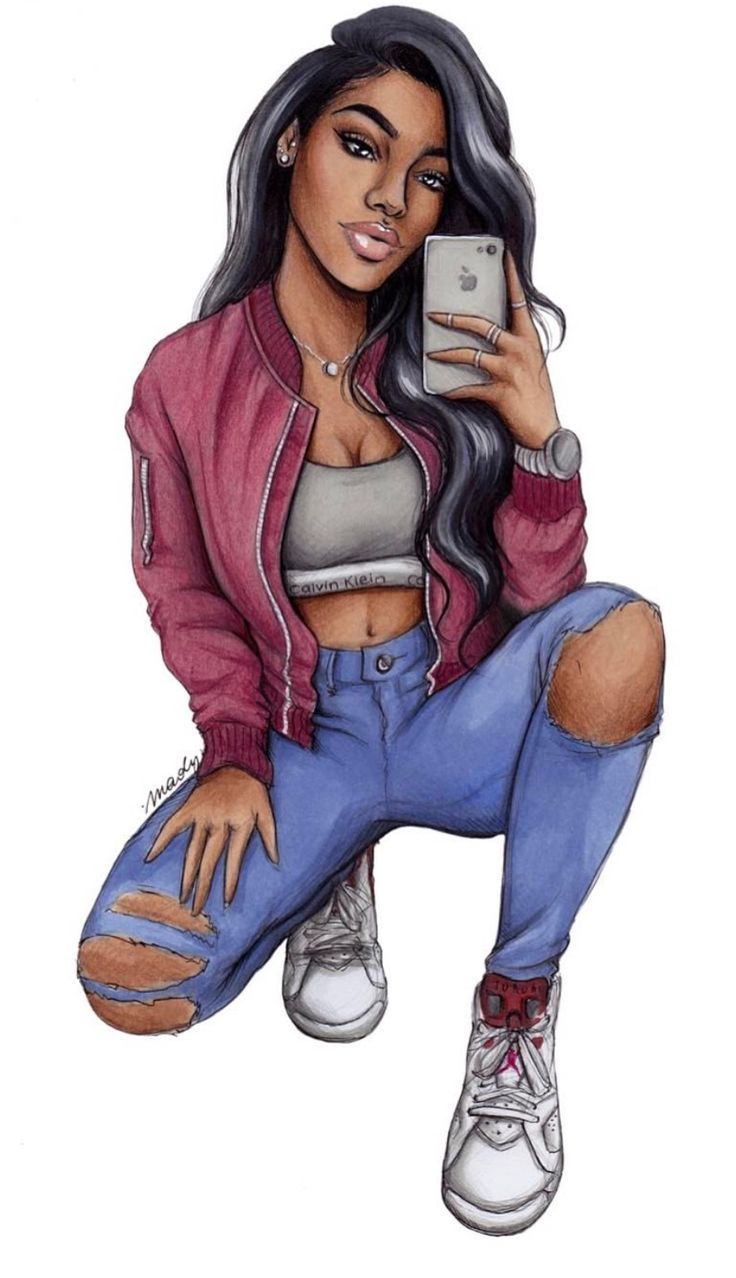 736x1278 Gangster Girl Drawing at GetDrawings.com | Free for personal use