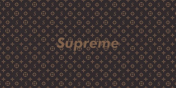 1333x750 The North Face, Gucci, Brown, Pattern, Louis Vuitton HD Wallpaper