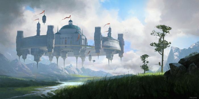 1920x965 Magical Castle wallpaper