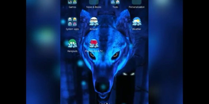 1280x720 Ice Wolf Wallpaper!