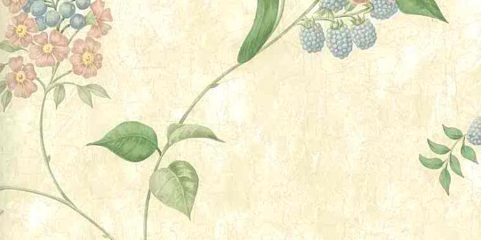 760x1182 Pastel Flowers Vintage Wallpaper Pink Blue Faux Finish 43224 D/Rs