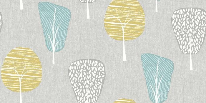 1000x1000 Retro Tree Smooth Leaf Pattern Striped Fun Pastel Colour Wallpaper 902401
