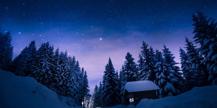 1920x1200 Winter Night Sky Wallpaper | 1920x1200 | ID:62236
