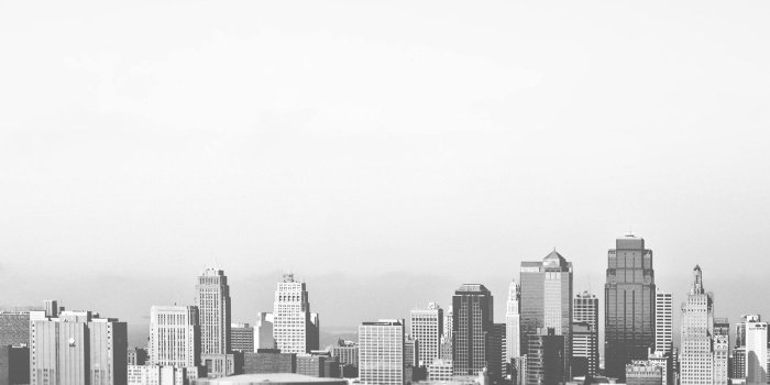 1600x1024 Black, And, White, City, Houses, Skyline, Landscape, Amazing City