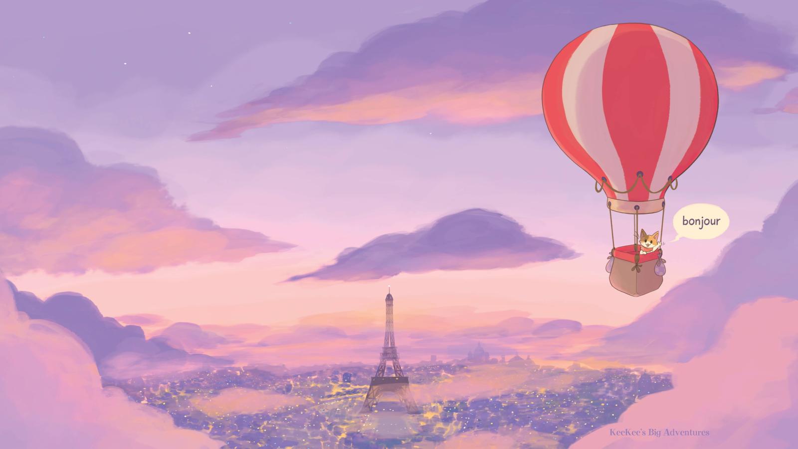 4527x2550 KeeKee Paris Desktop Background | KeeKee's Big Adventures