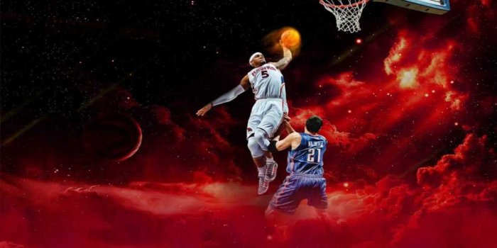 1280x720 NBA On Fire Animated Wallpaper http://www.desktopanimated.com/
