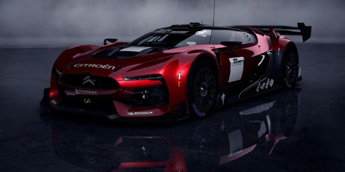 2560x1080 Citroen Race Car 3D Desktop HD Wallpaper