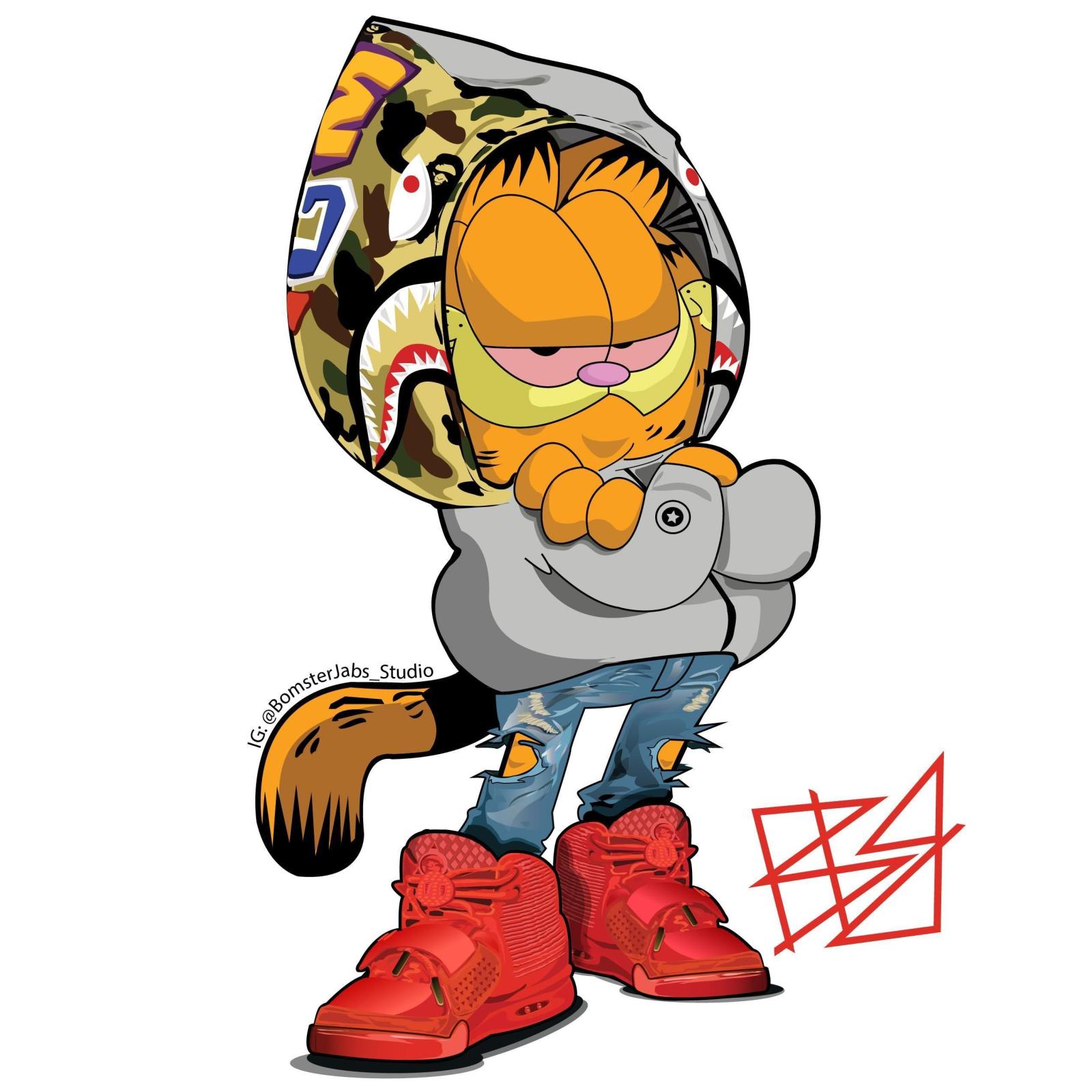 2550x2550 bape cartoon characters | cartoonxcartoon.com