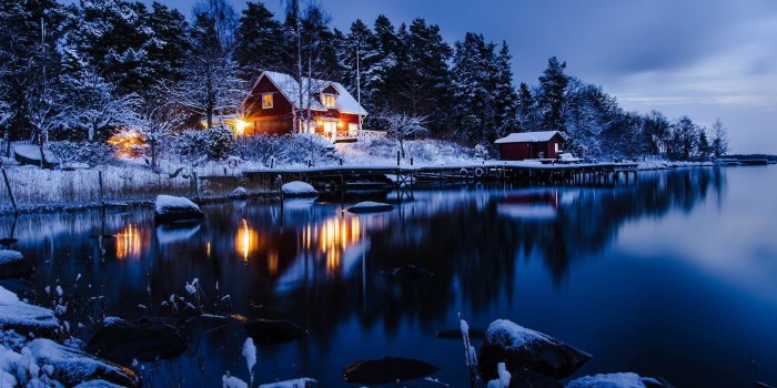 1920x1200 WallpaperMISC - Winter Night HD Wallpaper 5 - 1920 X 1200 Free TOP