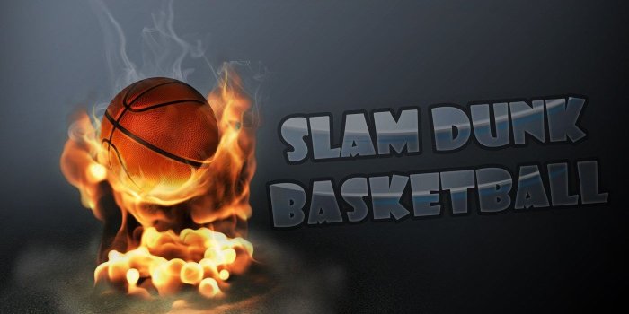 1400x1050 Fire Slam Dunk Basketball Wallpapers Picture 2 Desktop Background