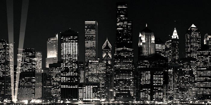 1366x768 City Black And White | Amazing Wallpapers