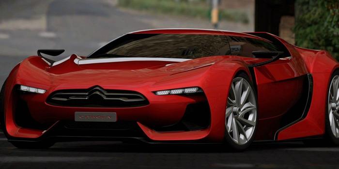 1332x850 Wallpaper Concept, Citroen, Red, Gran Turismo, SuperCar images for